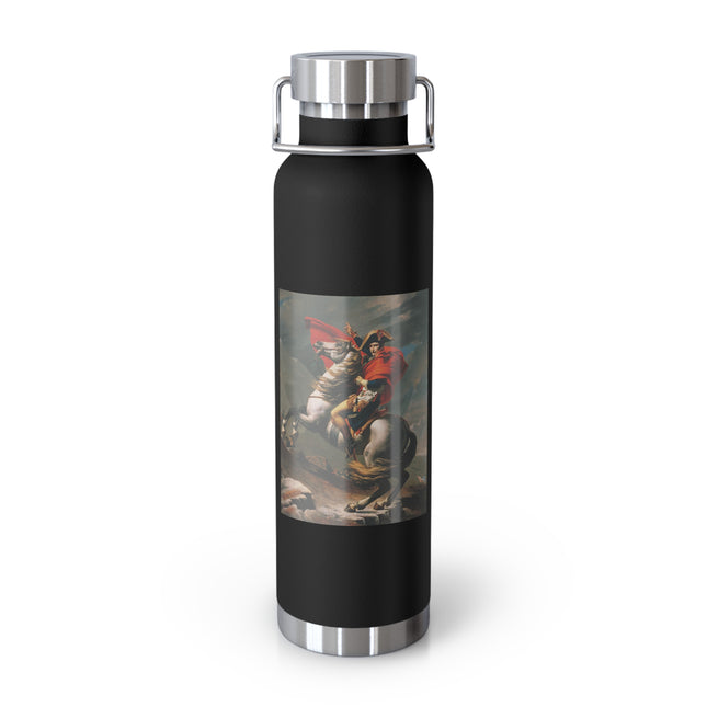Napoleon Crossing the Alps by Jacques-Louis David Copper Vacuum Insulated Bottle, 22oz
