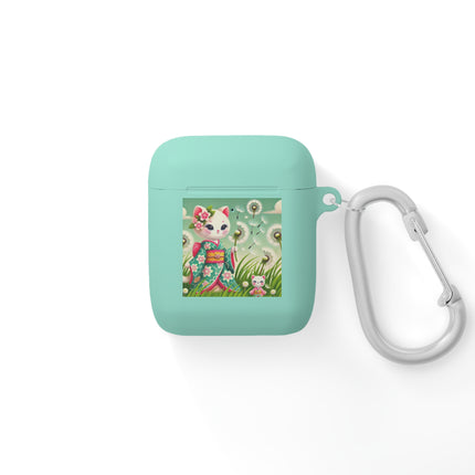 Geisha Kitten and the Dandelion Wish AirPods and AirPods Pro Case