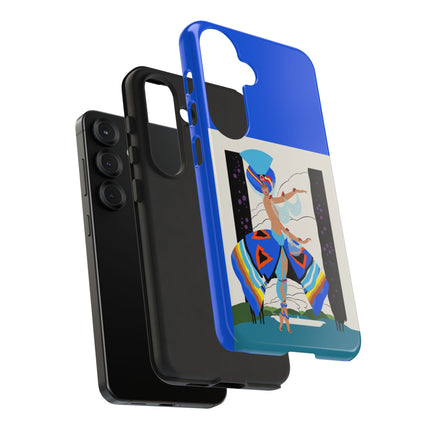 Exotic Dancer Phone Case – Vibrant Performance & Art Deco Flair