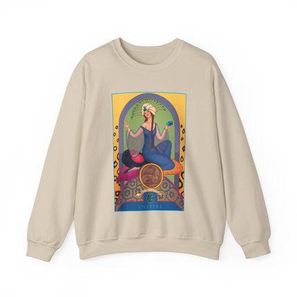 December & Tanzanite (from the Gem Series) by Sofia Chiostri Heavy Blend™ Crewneck Sweatshirt