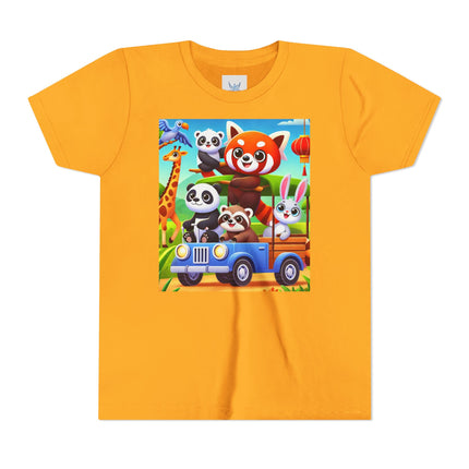 Safari Friends on the Move Youth Short Sleeve Tee