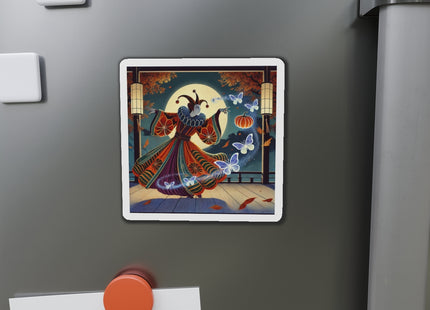 Court Magician with Ghost Butterflies Die-Cut Magnets (5 Sizes)