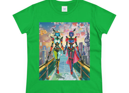 Cyber Punk Robot Models Cotton Tee