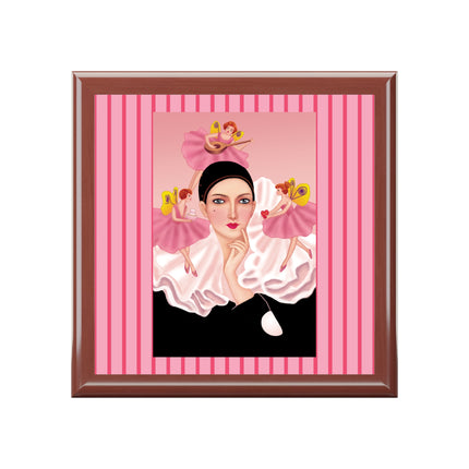 Pierrot & Fairies Dressed in Pink by Sofia Chiostri Jewelry Box