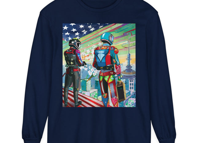 NSA Cyber Punk Computer Hacking Team Long Sleeve T-Shirt