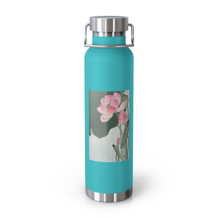 Blooming Lotus Flowers by Ohara Koson Vacuum Insulated Bottle, 22oz
