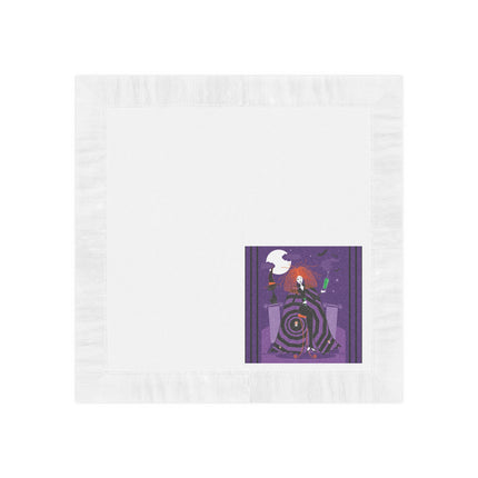 Mystic Elegance White Coined Napkins