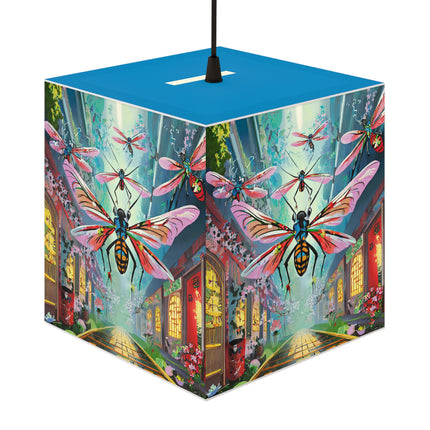 Neon Swarm Light Cube Lamp