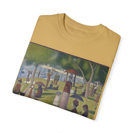 A Sunday on La Grande Jatte by Georges Seurat Unisex Garment-Dyed T-shirt