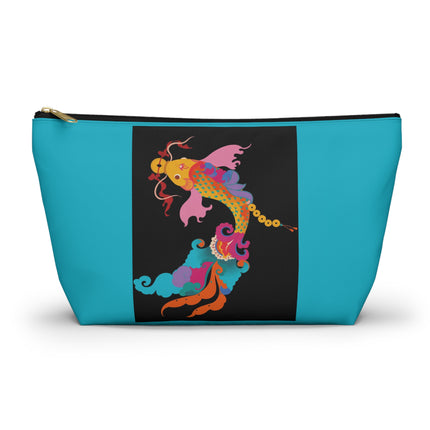 Golden Koi Cosmetic Bag – Lucky Swim & Vibrant Fortune