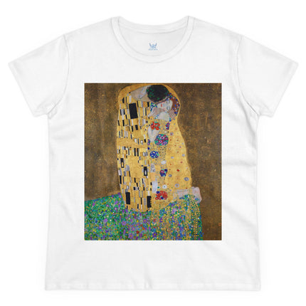 The Kiss by Gustav Klimt Women's Midweight Cotton Tee
