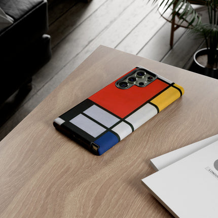 Composition with Red, Yellow, Blue, and Black by Piet Mondrian Phone Cases