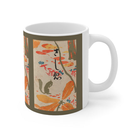 Book Illustration by Hashiguchi Goyō Ceramic Mug 11oz