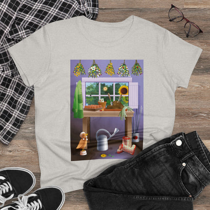 A Gardener's Haven Women's Midweight Cotton Tee