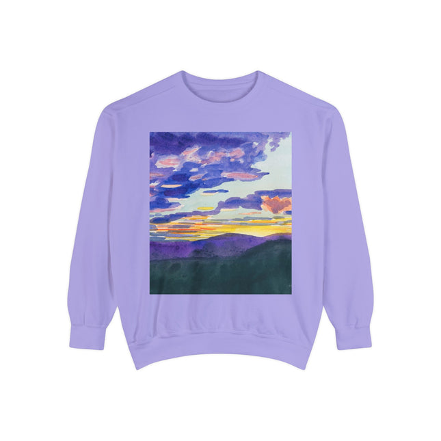 Naturstudie XII by Karl Wiener Garment-Dyed Sweatshirt
