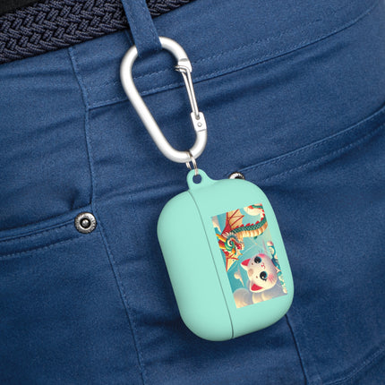 Geisha Kitten and the Dragon Kite AirPods and AirPods Pro Case