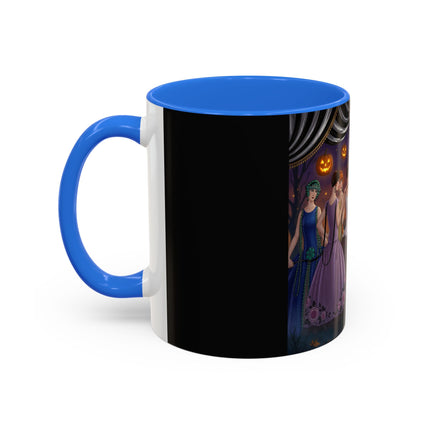 🏹🎃 Cupid's Arrow At Pumpkin Moon Manor Colorful Mug – Romantic Halloween Charm