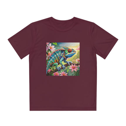 Camouflage Chameleon Youth Competitor Tee