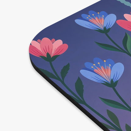 🐠🌸 The Lady Of The Enchanted Aquarium Mouse Pad – Art Deco Underwater Garden Fantasy