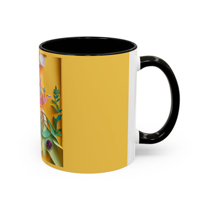 Origami Bicycle Colorful Mugs (11oz, 15oz)