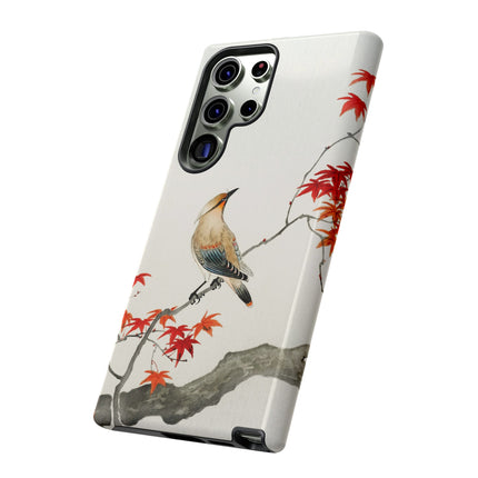 Japanese Bird on Maple by Ohara Koson Phone Cases