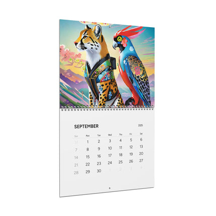 Neon Beasts: A Cyberpunk Odyssey Wall Calendars (2025)