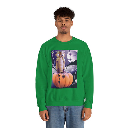 The Startled Pumpkin Unisex Heavy Blend™ Crewneck Sweatshirt