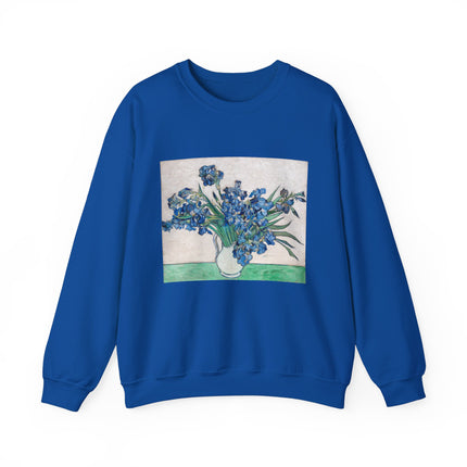 Irises by Vincent Van Gogh Heavy Blend™ Crewneck Sweatshirt