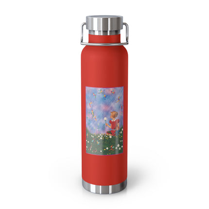 Whimsical Moments Copper Vacuum Insulated Bottle, 22 oz