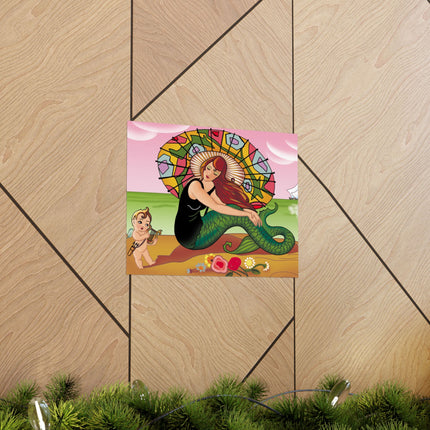 Siren Serenade Premium Matte horizontal posters