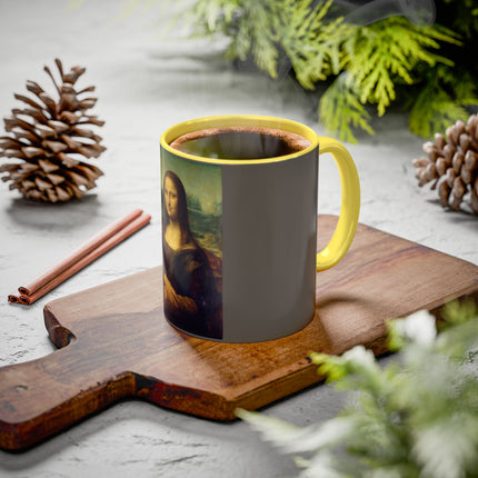 Mona Lisa by Leonardo da Vinci Colorful Mugs (11oz, 15oz)