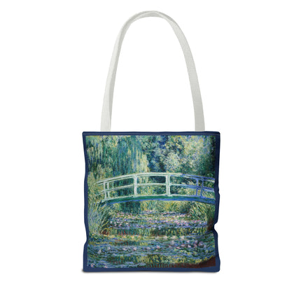Water Lilies and Japanese Bridge by Claude Monet Tote Bag (AOP)