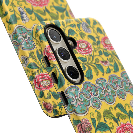 Chinese Floral Illustration by Owen Jones Phone Cases