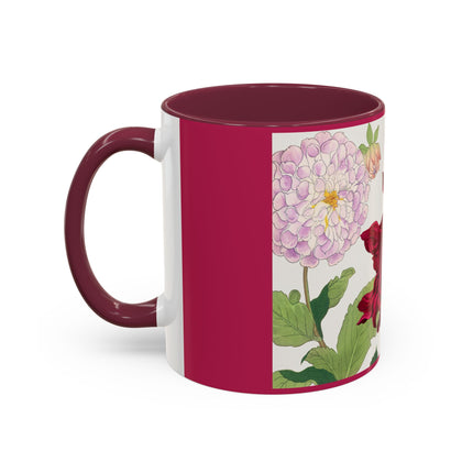Dahlia Flower by Tanigami Kônan Colorful Mugs (11oz, 15oz)