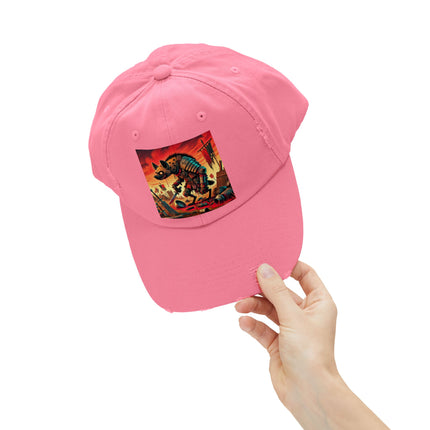 The Cunning Scavenger Unisex Distressed Cap
