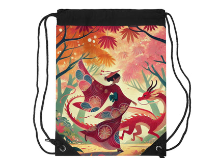The Dragon Fairy’s Dance Drawstring Bag