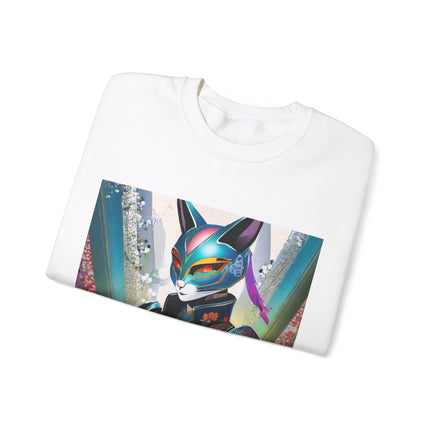 Cyberpunk Chic Unisex Heavy Blend™ Crewneck Sweatshirt