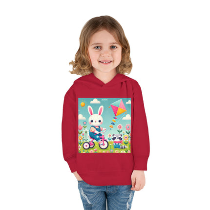 Breezy Meadow Ride Toddler Pullover Fleece Hoodie