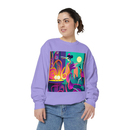 Dance of the Skeleton Ballerinas Unisex Garment-Dyed Sweatshirt