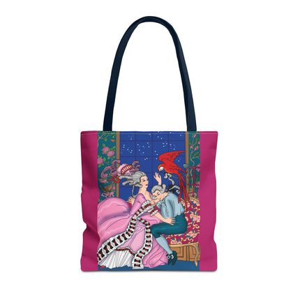 The Jealous Parrot by George Barbier Tote Bag (AOP)