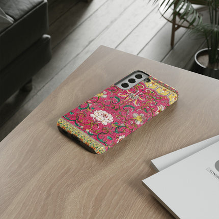 Pink Floral Pattern by Owen Jones Phone Cases