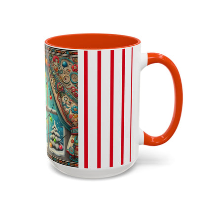 Mischief in Tinselland Colorful Mugs (11oz, 15oz)