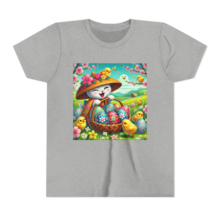 Geisha Kitten’s Easter Delight Youth Short Sleeve Tee