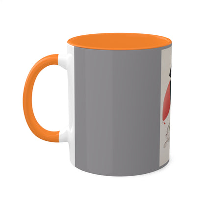 Illustrations of Japanese Toys Pl.056 by Kawasaki Kyosen Colorful Mugs, 11oz