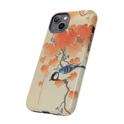 Japanese Bird and Branch by Ohara Koson Phone Cases