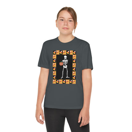 Candy Corn Skeleton Youth Competitor Tee