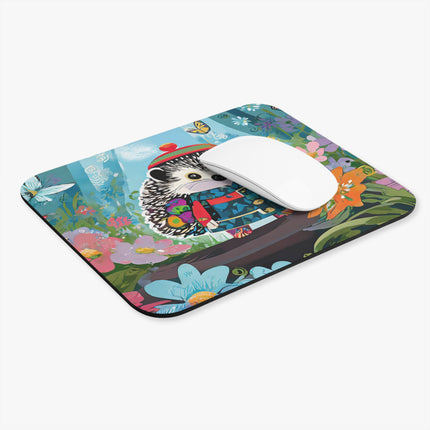 Cute Hedgehog Mouse Pad, Rectangle