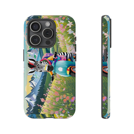 Stripes on Wheels Phone Cases