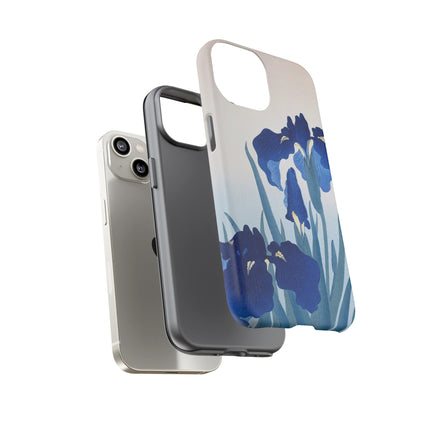 Iris Flowers by Ohara Koson Phone Cases