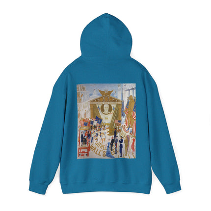 The Cathedrals of Wall Street by Florine Stettheimer Heavy Blend™ Hooded Sweatshirt